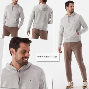 Tommy Hilfiger Men’s Luke Popover Heather Gray Hoodie